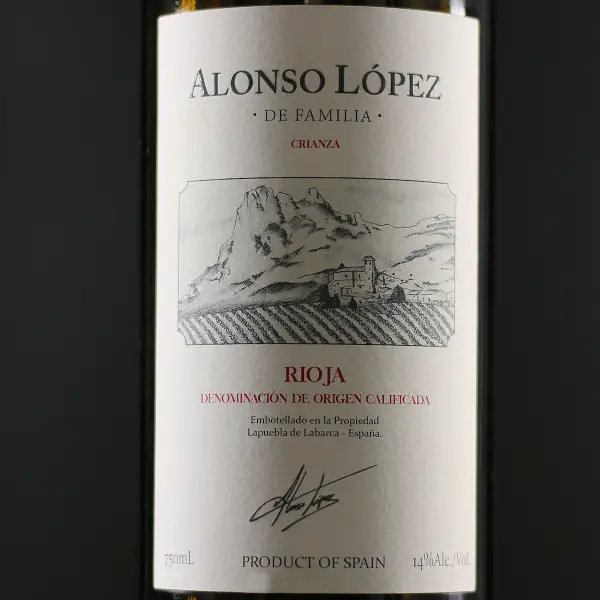AL Crianza label