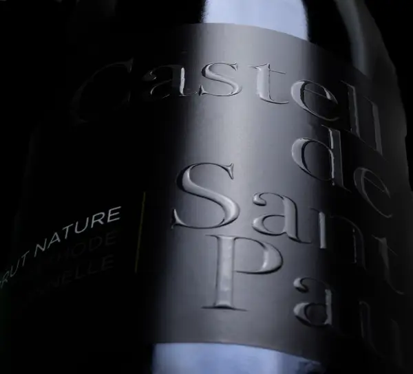 castell de sant pau brut nature label detail