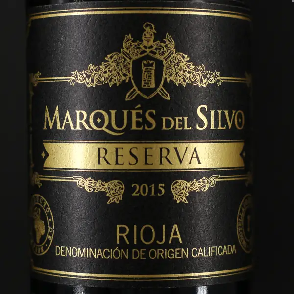 label detail MDS Reserva